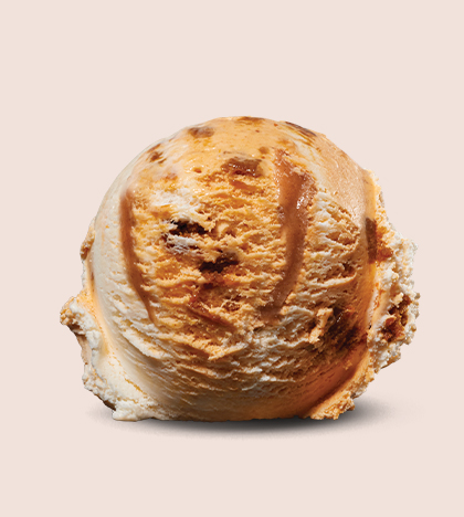 Image of a scoop of Pumpkin Cheesecake